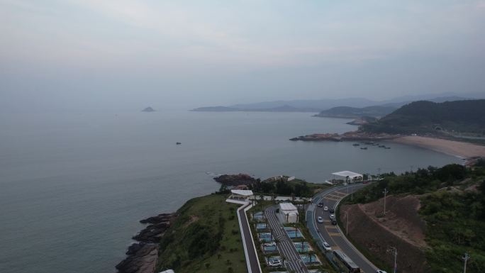 福建霞浦东海一号观景台航拍