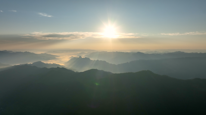 大山日出云海