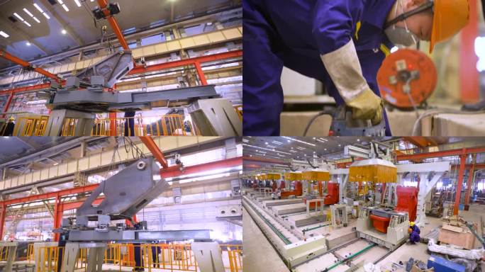 技术人员 工业生产 机械臂