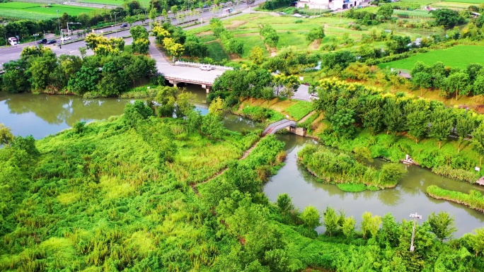 台州黄岩，路院一级公路，鉴洋湖湿地公园