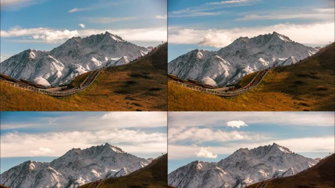 祁连县卓尔山景区 丹霞山 秋色