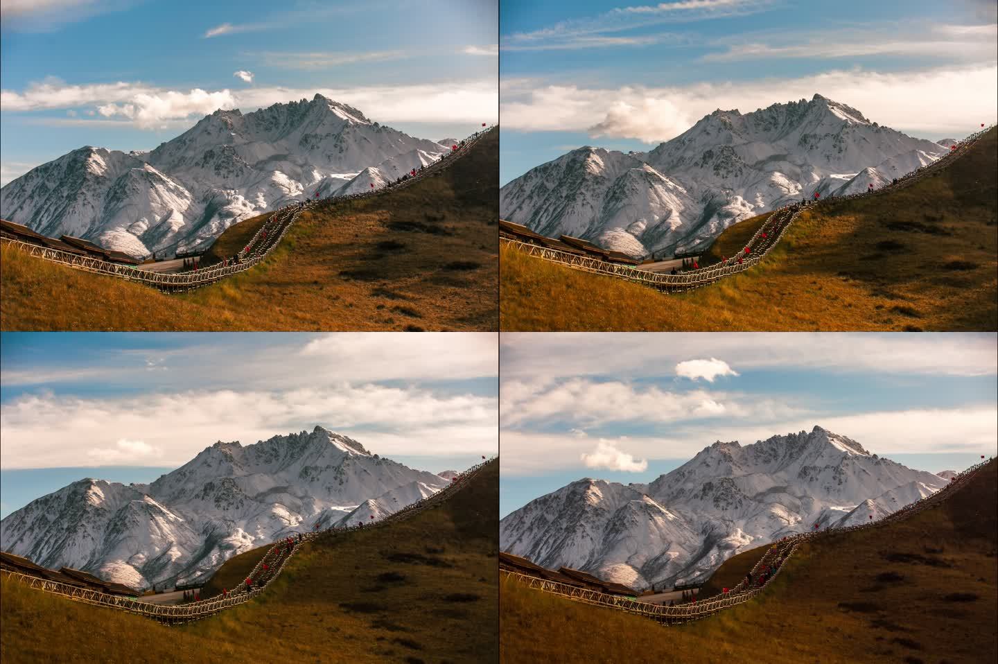 祁连县卓尔山景区 丹霞山 秋色