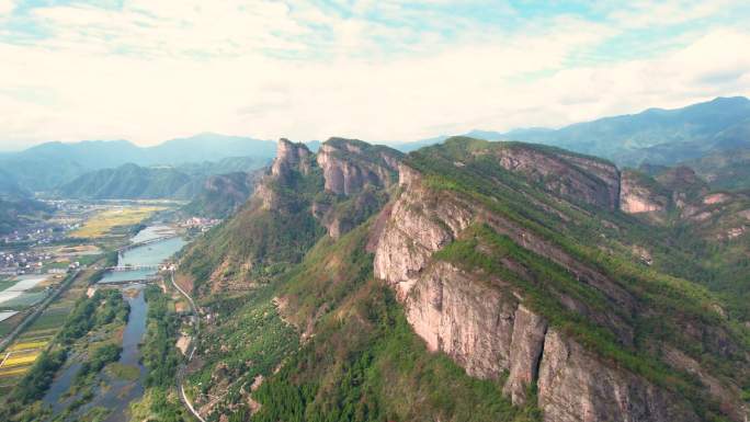 神仙居航拍仙居美丽乡村