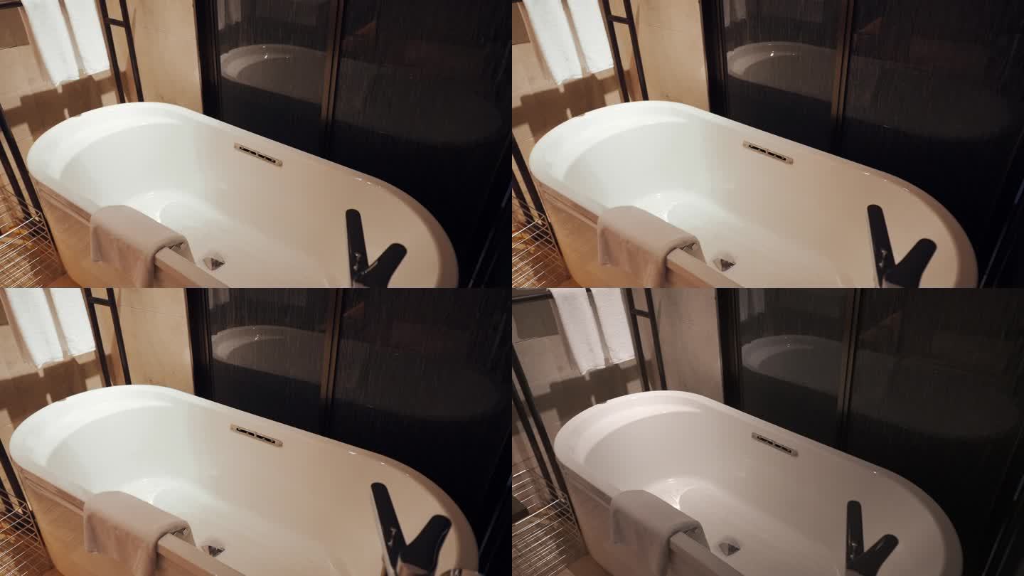 酒店浴缸洁白瓷