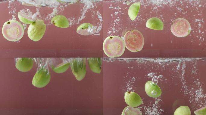 芭乐 番石榴入水 落水