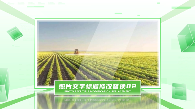 绿色单图文农业图片照片展示