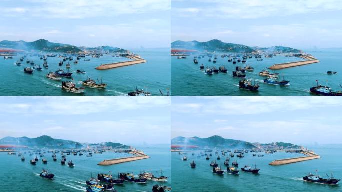 福建漳州开渔节的盛大场面