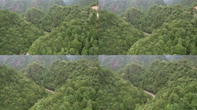 福建省宁德市屏南白水洋航拍