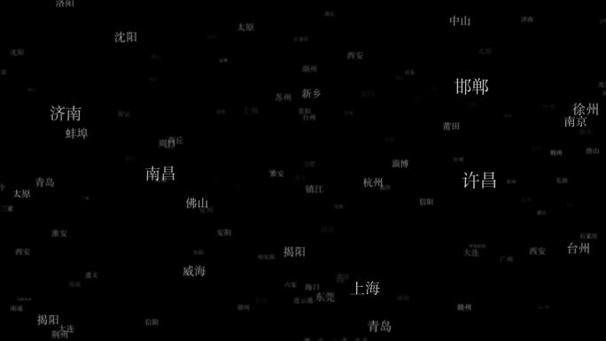 中国一二三线城市大全百大城市名字带通道