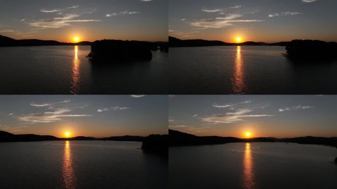 逆光移动拍摄夕阳