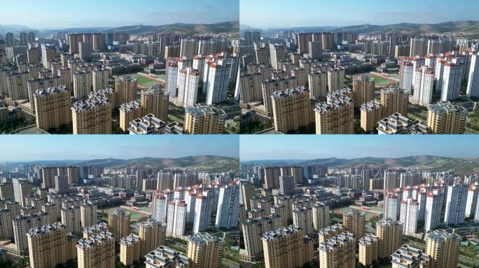 定西市 定西公园 图书馆 大剧院 定西城