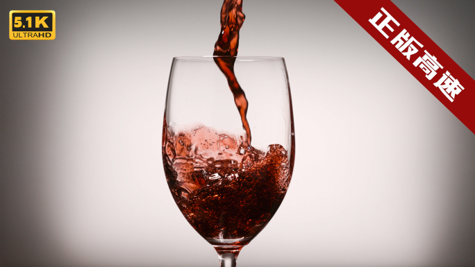5K-红酒高速倒酒升格素材，倒红酒特写