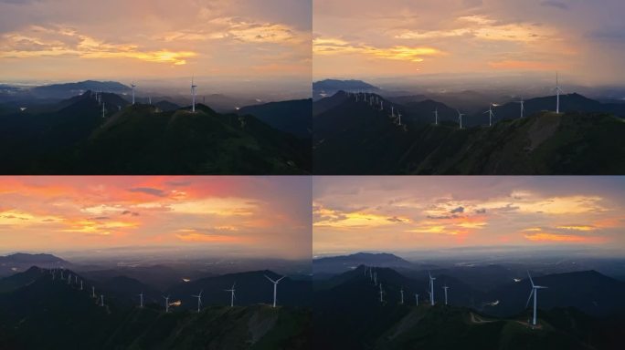 4k风车风力发电国家能源