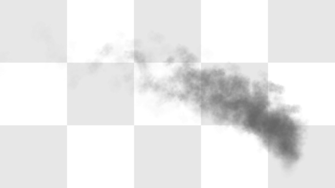 4K工厂废气排放烟囱冒烟视频元素