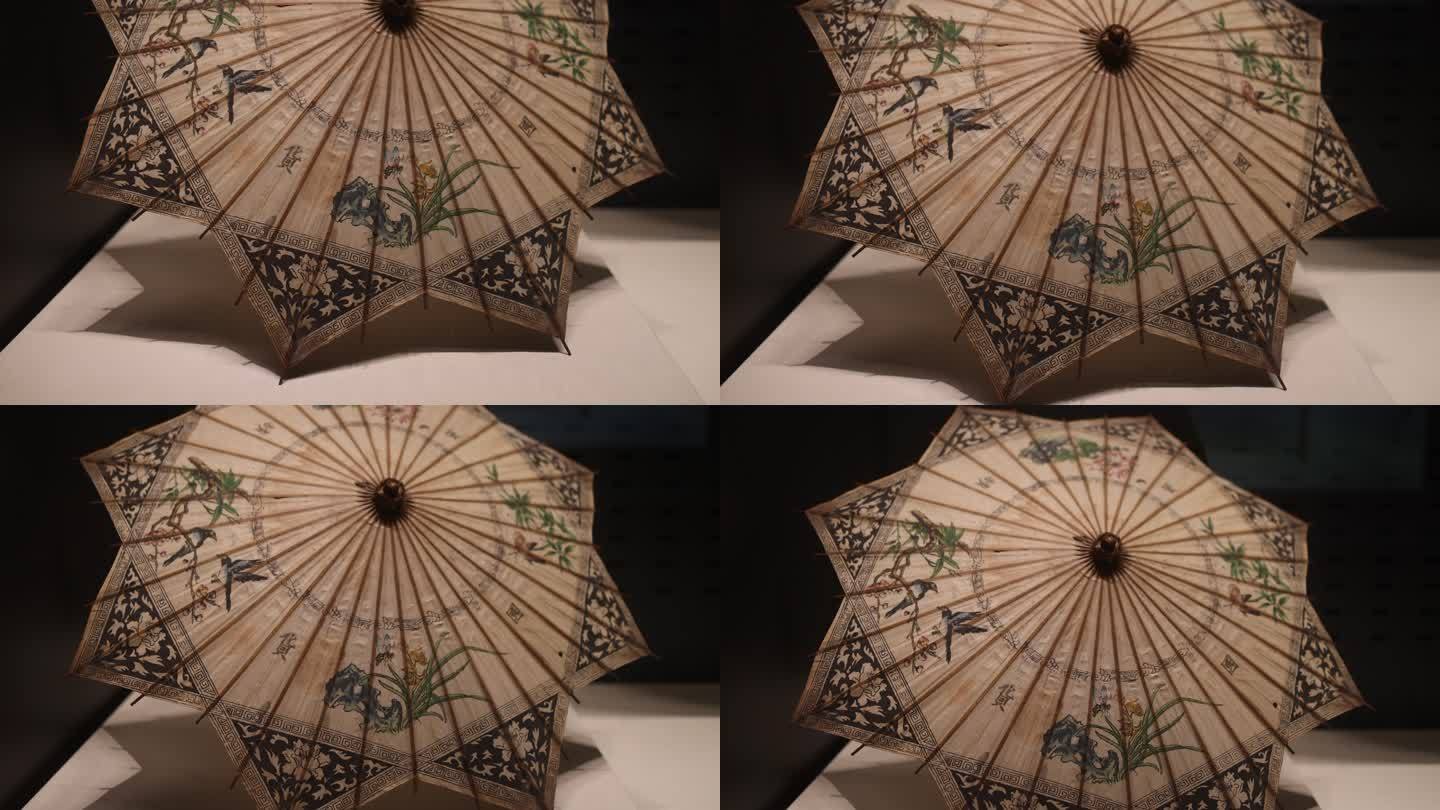 中国伞博物馆民国八角形油纸伞