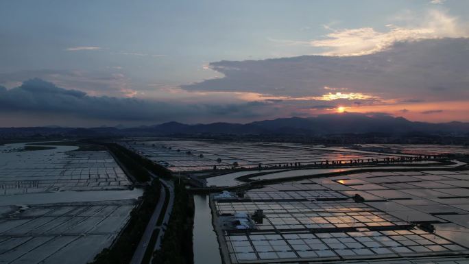 盐田日落延时