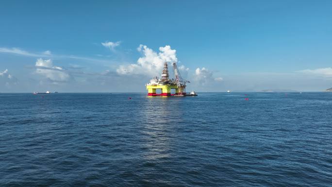 海洋石油 钻井平台 大国重器 日出 云海
