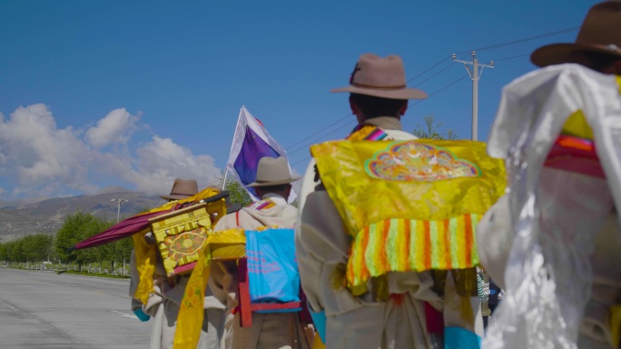 草原五色经幡 祭祀 祭奠 祀山 节目集合