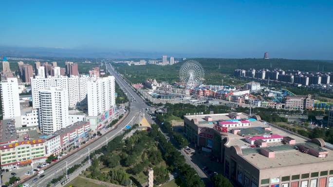 固原 东海太阳城 六盘玩美乐园 地标广场