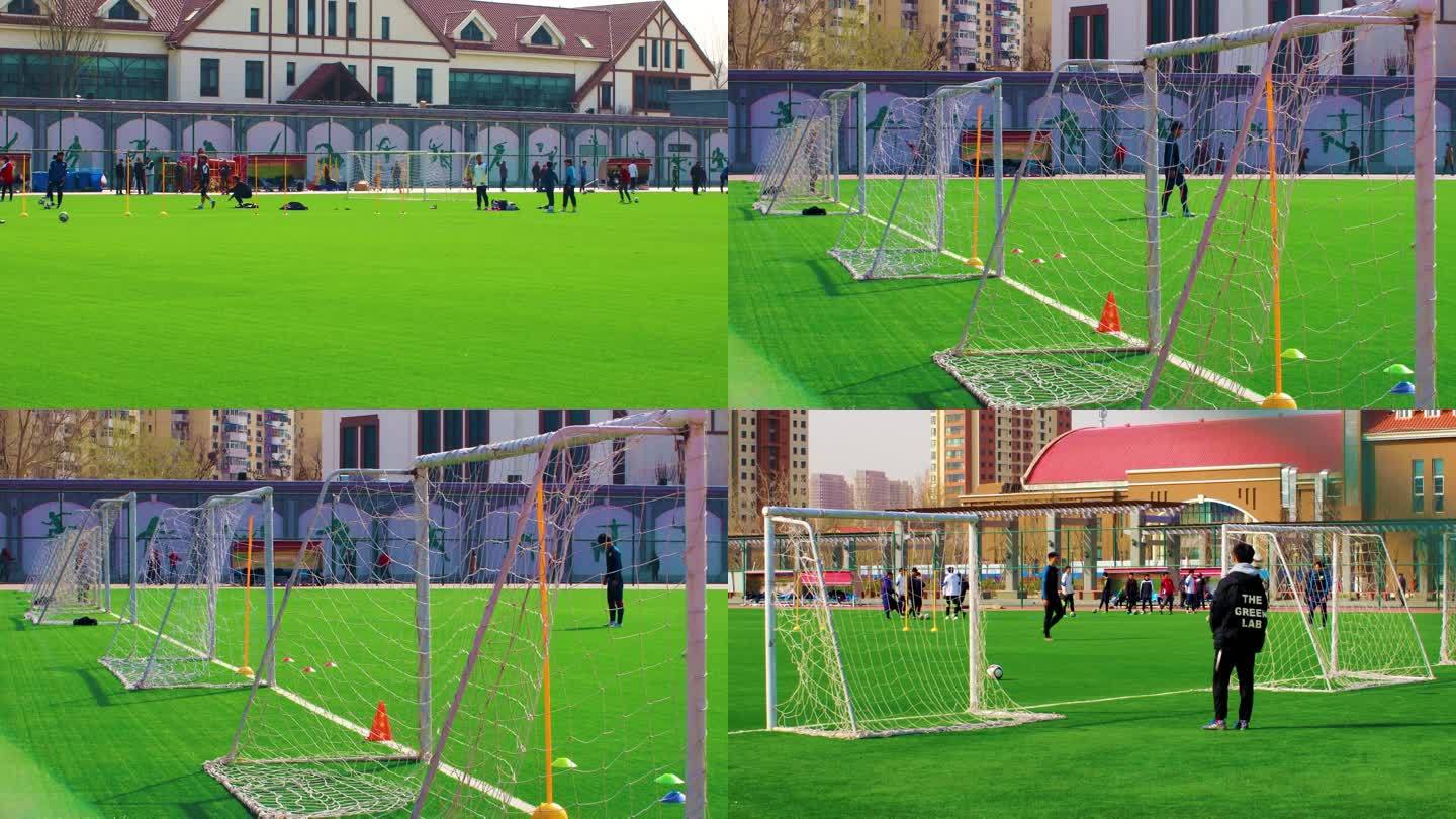 全民健身体育设施足球运动绿茵场素材