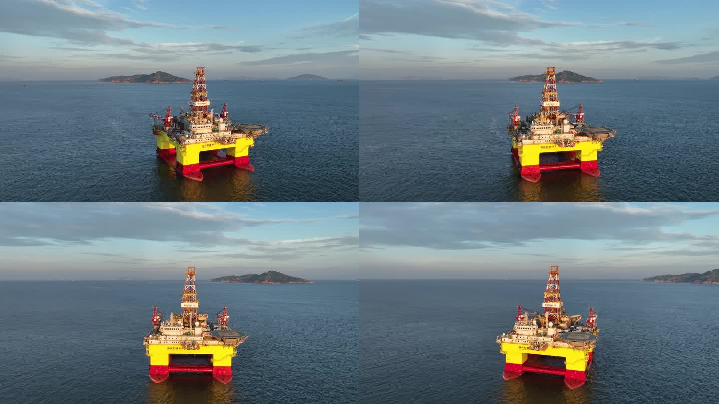 海洋石油 钻井平台 大国重器 日出 云海