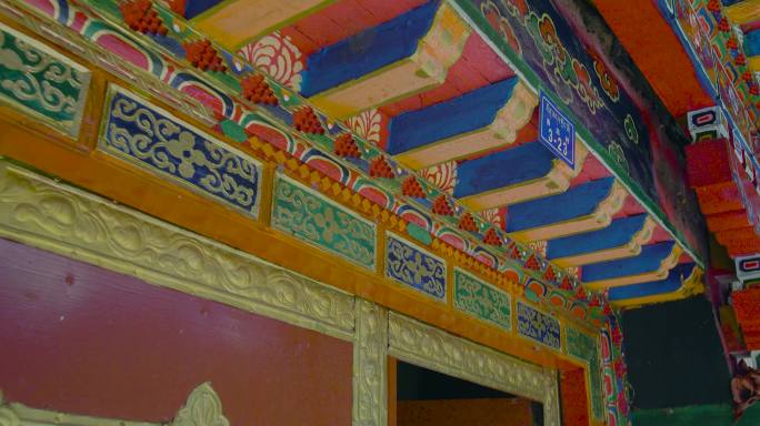 藏式建筑花纹 榫卯结构 西藏建筑纹理