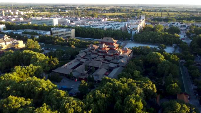 中卫市 高庙保安寺 中卫鼓楼 朝阳百货