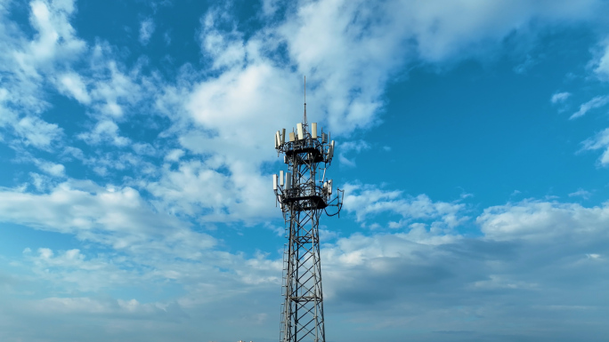 原创5g4g信号塔中国电信移动联通华为