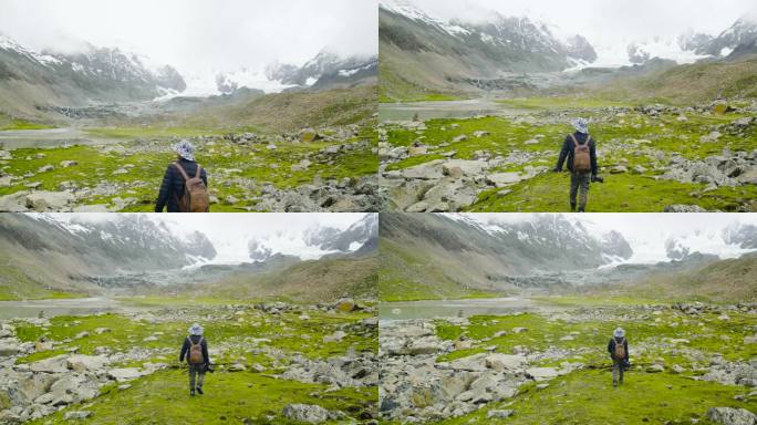 奋斗励志阔步前行 勇敢前行登山鞋