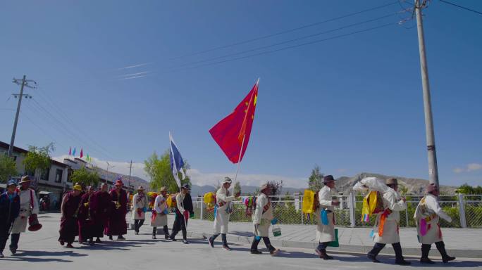 草原五色经幡 祭祀 祭奠 祀山 节目集合