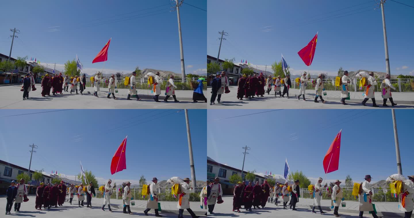 草原五色经幡 祭祀 祭奠 祀山 节目集合