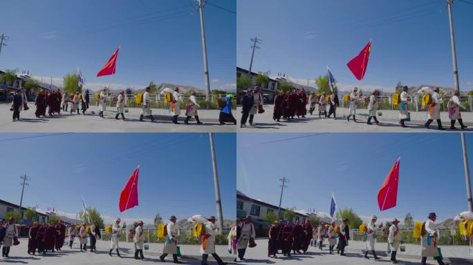 草原五色经幡 祭祀 祭奠 祀山 节目集合