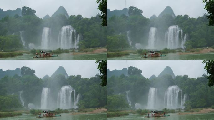 大新德天跨国瀑布