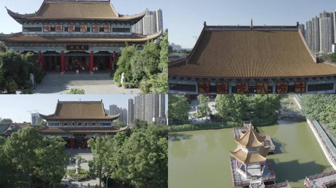 长沙开福寺航拍及延时