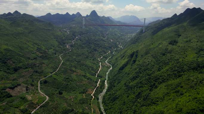 坝陵河大桥 贵州 航拍