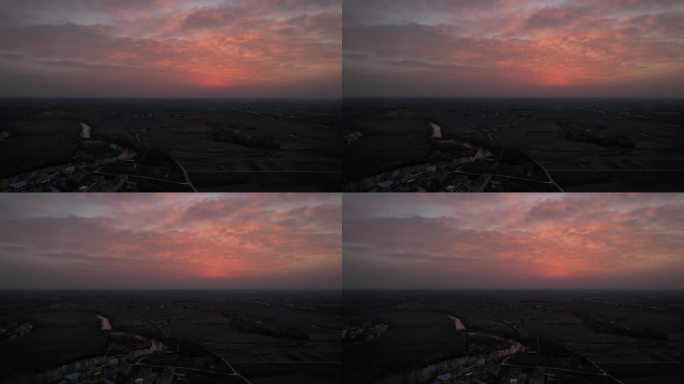 湖北新农村建设朝霞