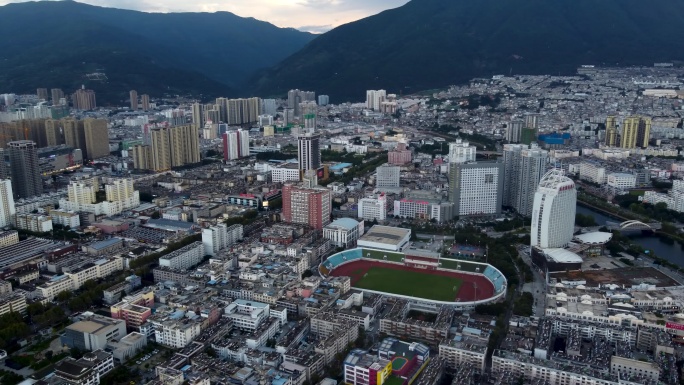 大理 地标 洱海公园  明珠广场 奥体中