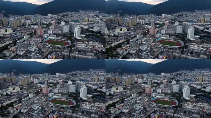 大理 地标 洱海公园  明珠广场 奥体中