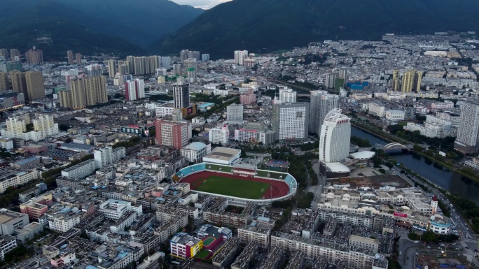 大理 地标 洱海公园  明珠广场 奥体中