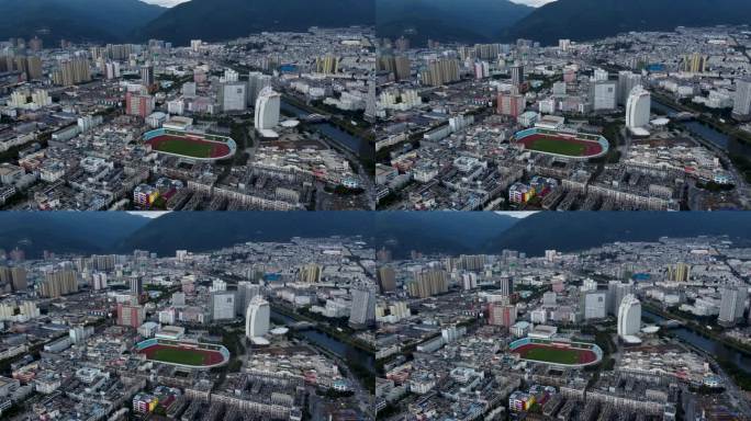 大理 地标 洱海公园  明珠广场 奥体中