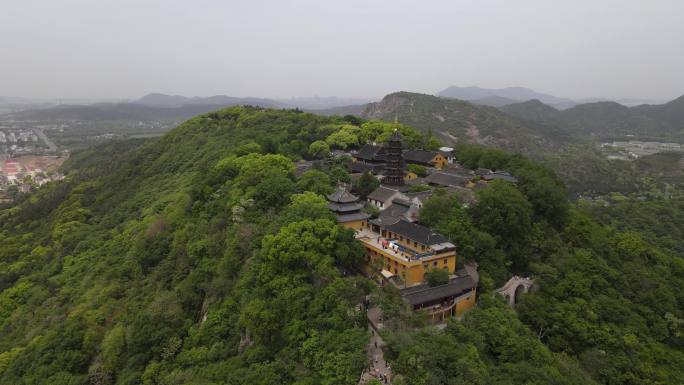 4K苏州灵岩山景区灵岩寺