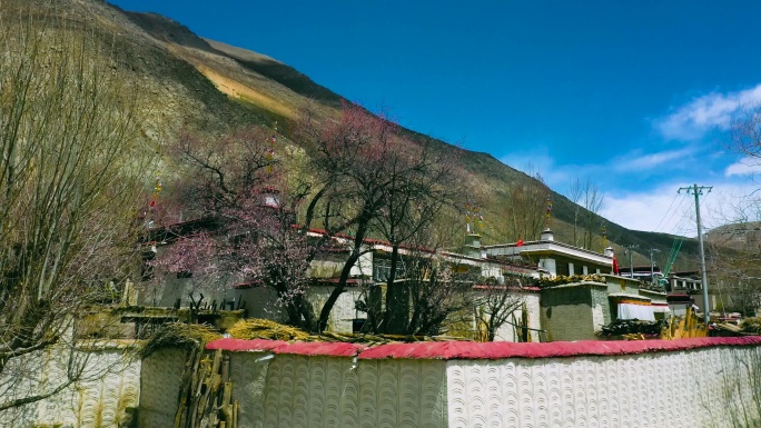 农村房子 村庄 贫困山村 山区山沟