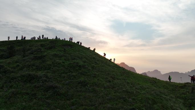 广西金秀大瑶山平兰顶徒步航拍20