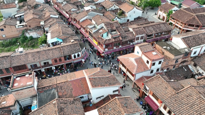 漳州古城香港路航拍