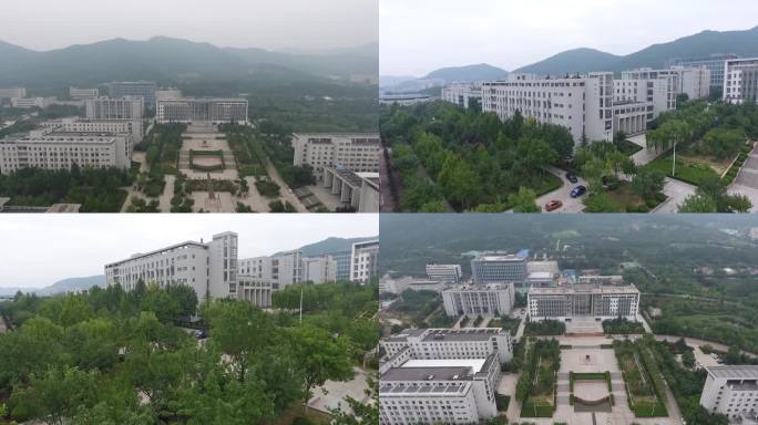 航拍 山东商业职业技术学院 大学校园