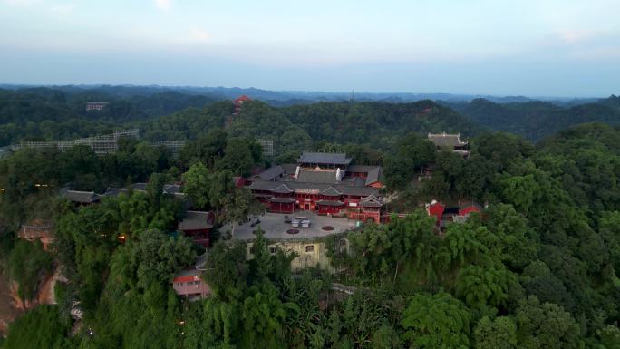 乐山 乐山大佛 灵宝塔 桂华寺  旅游广