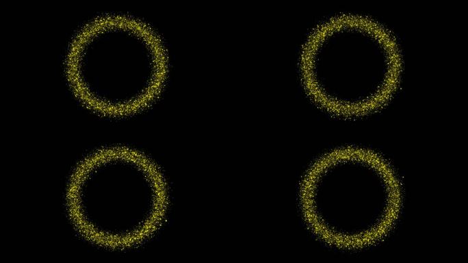 4K粒子光圈圆环（带透明通道）