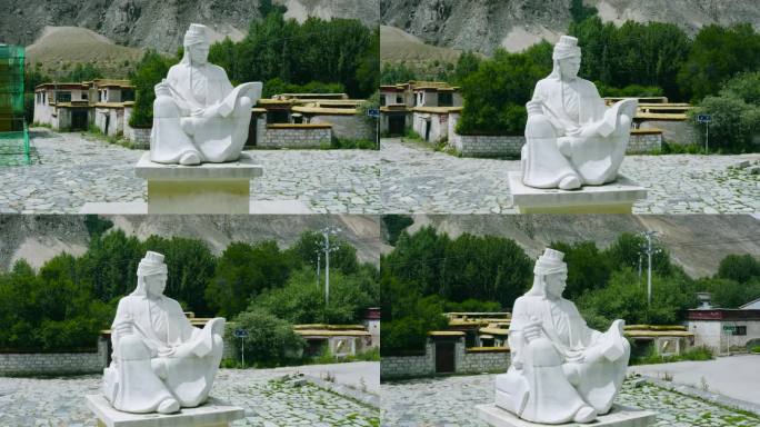 藏香村 吞弥·桑布扎雕像 雕像 尼木雕像