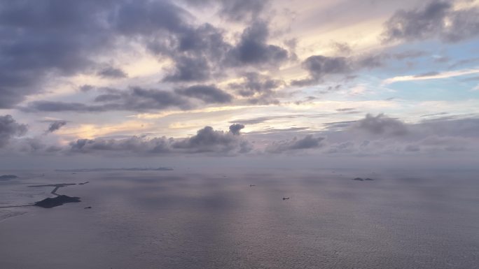 沙滩 海 舟山 岱山 航拍 海浪 大海