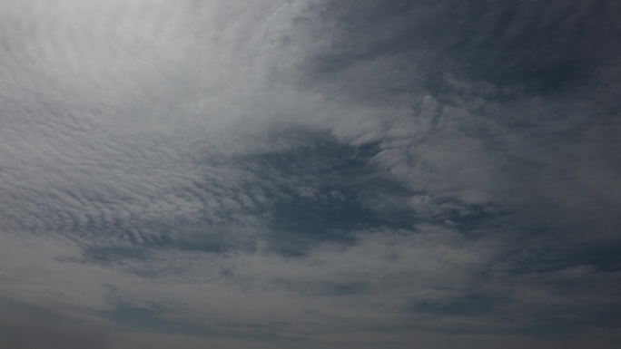 天空太阳云遮日多云天气对流云层